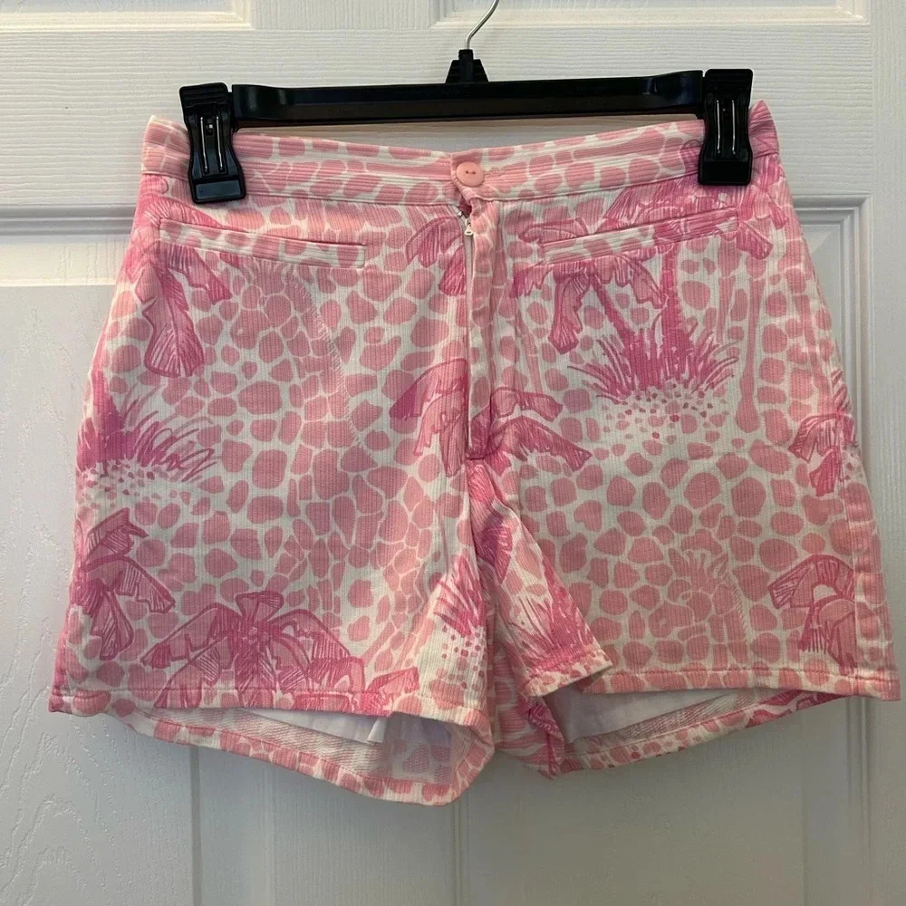 Lilly Pulitzer Vintage Shorts Womens 2  Fully Lined Hidden Giraffes 🦒